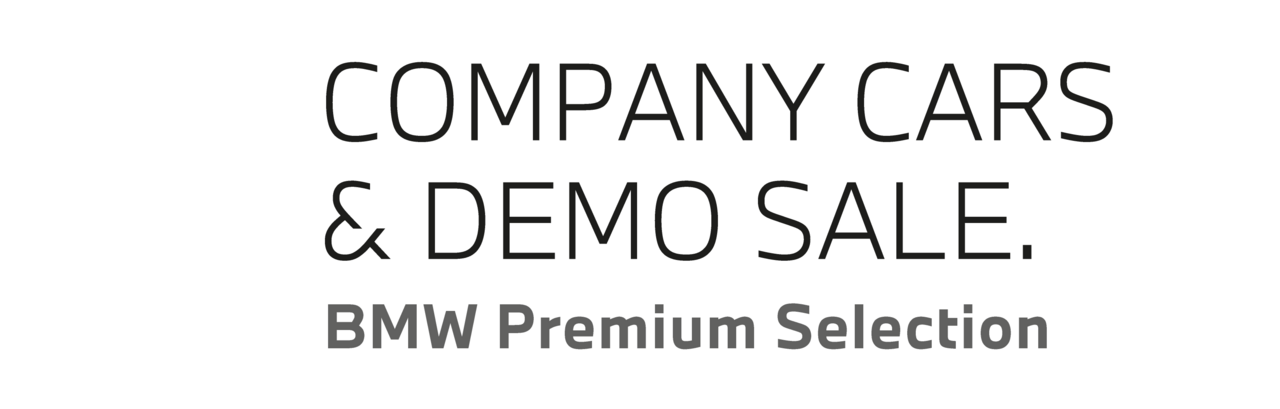 Company Cars & Demo Sale
